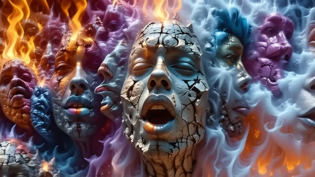 Misticismo vibrante en antiguas imágenes