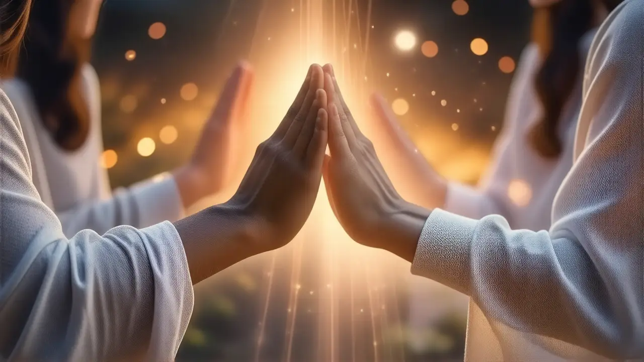 Conexión espiritual, luz y esperanza