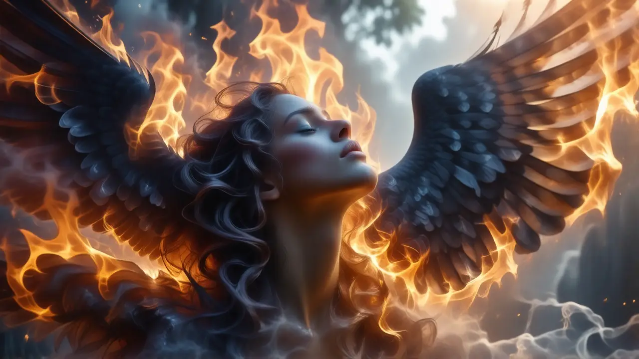 Espíritu divino se revela en llamas