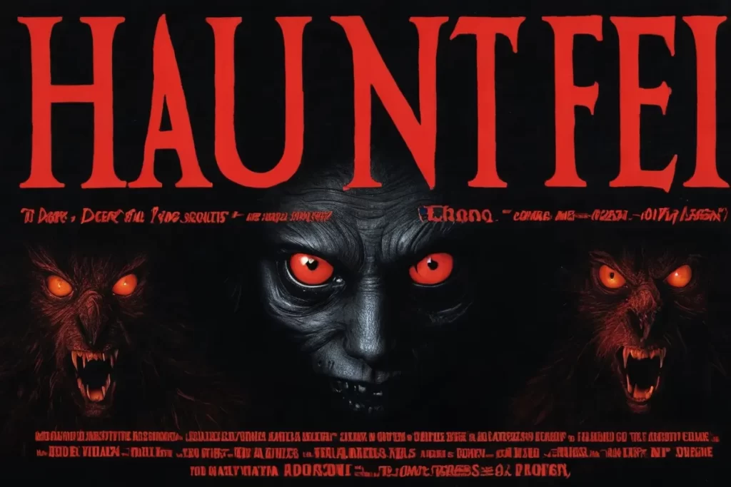 Imágenes de animales con ojos embrujados dominan la escena roja