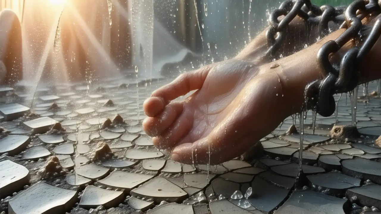 Resurgimiento tras la destrucción, esperanza florece