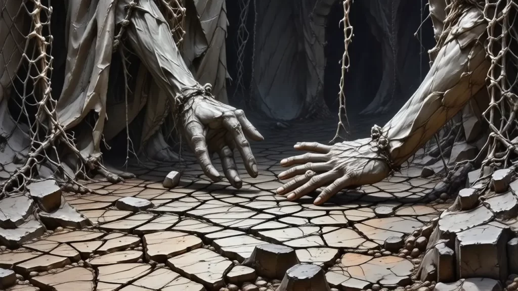 Ruinas presagian esperanza tenue y simbólica