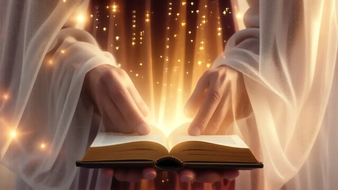 Oración y luz evocan conexión espiritual