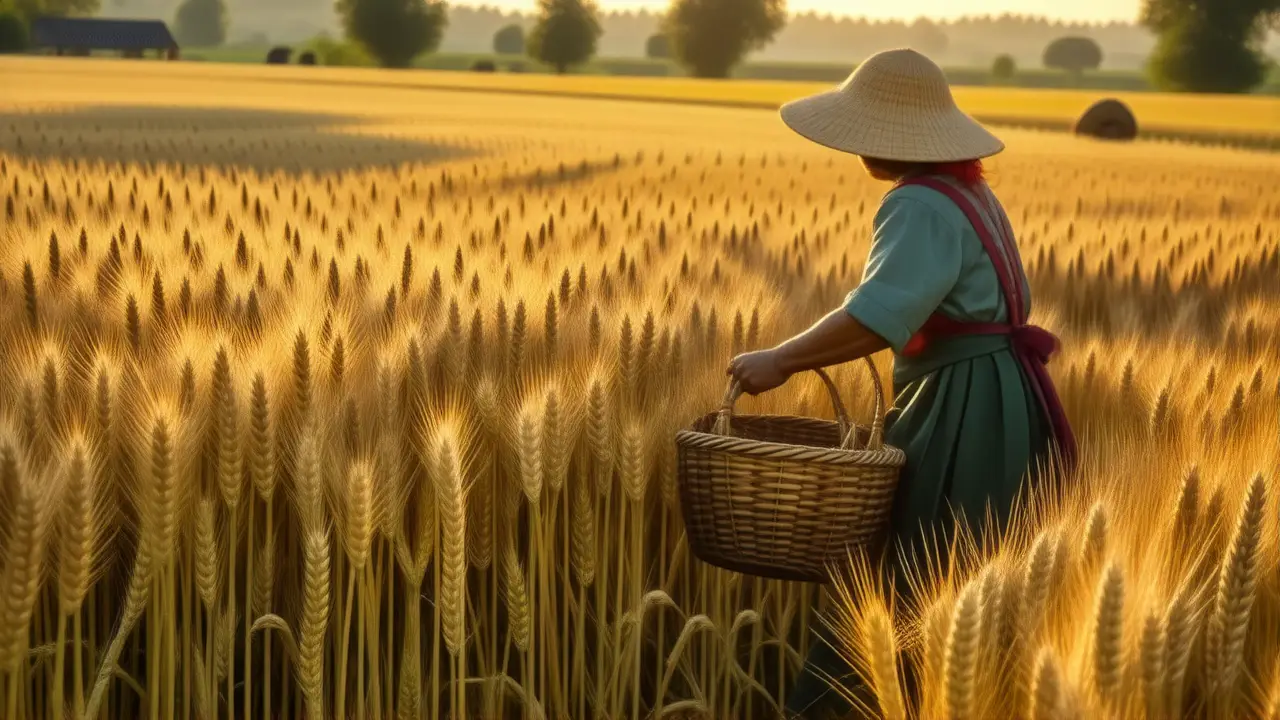 Cosecha dorada, esperanza y abundancia