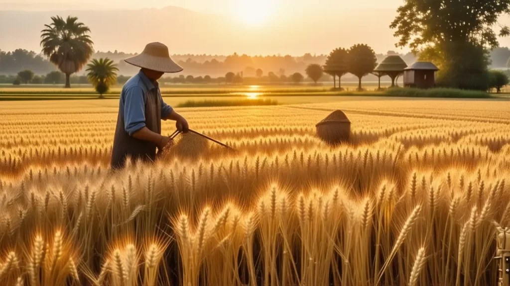 La tierra renace con esperanza y trigo