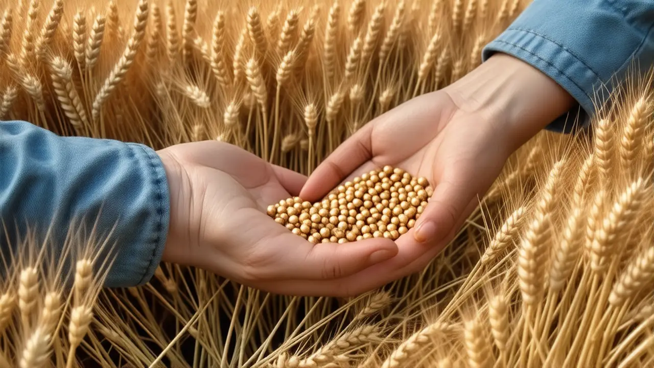 Cosecha dorada, esperanza y paz rural