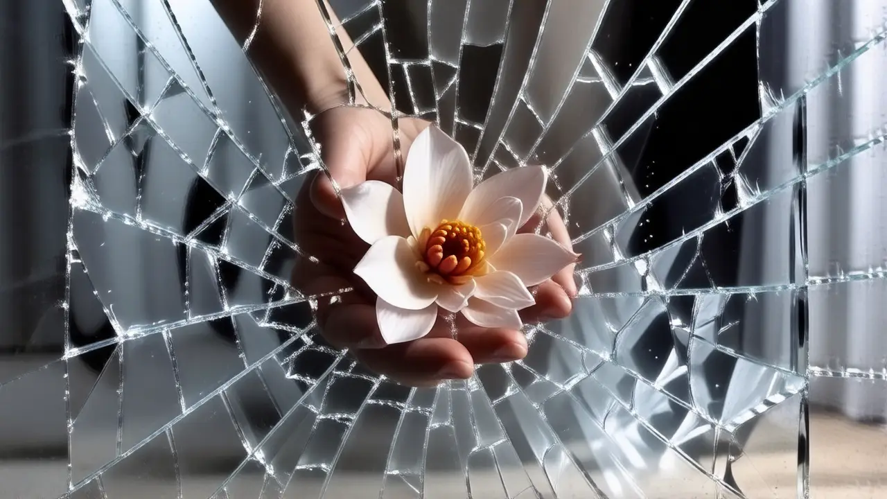 Conflictos y esperanza en símbolos abstractos